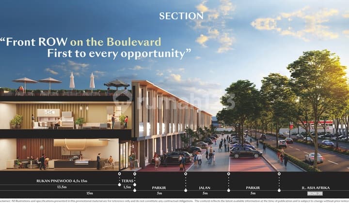 Jual Cicil 90 Juta 60x Rukan Pinewood Samping Casa Montana Pik2 - Sell Shophouse Pinewood Near Casa Montana Pik 2