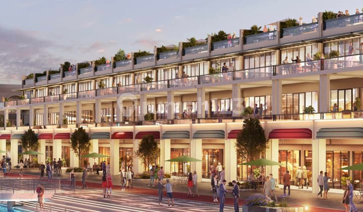 Installment Sale 63 Million or 8 Million Rukan Soho Riverside Boulevard Beside CBD Pasir Putih PIK2 - Sell Soho Riverside Near CBD Pasir Putih 6x20 120 Sqm 3 Floors PIK 2