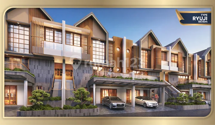 Jual Cicil 41 Juta Atau 5,6m Rumah Sapporo Residences 9x15 Ryuji 3 Lantai Samping Pasir Putih Villa Pik2 - Sell House Sapporo 135 Sqm 9x15 Ryuji 3 Floor Side Of Pasir Putih Villa Pik 2