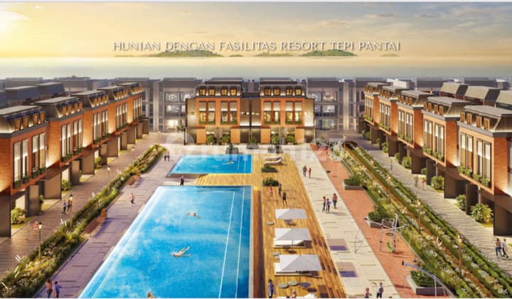 Jual Hanya 344 Juta Rumah Penthouse Ginza Pik 2 160 M2 8x20 Avenue 3 4 Lantai Program Dp 0% Selama 5 Tahun - Sell Only 344 Million Penthouse Ginza 8x20 160 M2 Thamrin