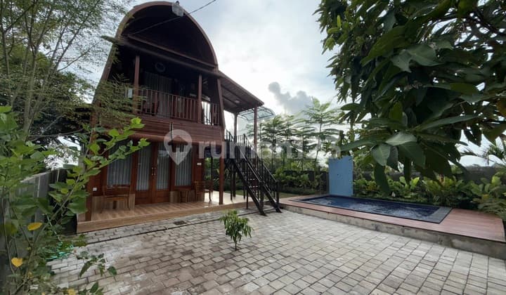 Villa Dekat Tanah Pemandangan Sawa Gunung Laut