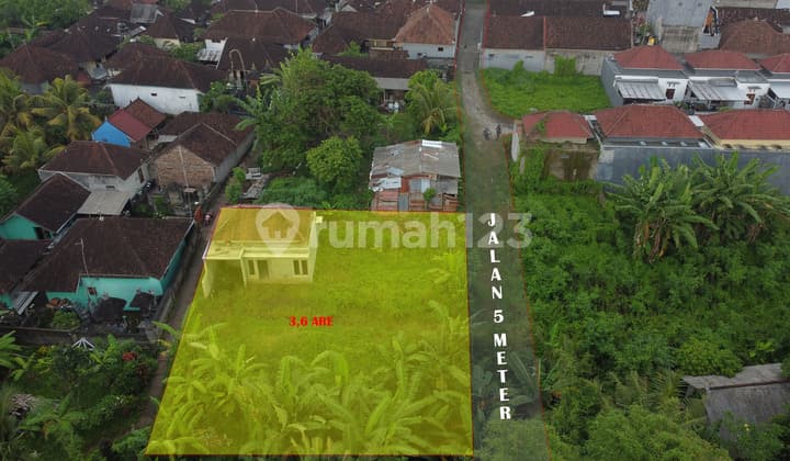 DIJUAL CEPAT TANAH KOTA TABANAN - KEPEPET BANK