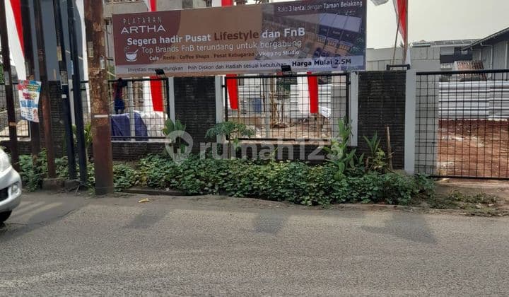 Dijual Ruko Baru Cileduk dekat Kampus Budi Luhur konsep pertokoan exclusive