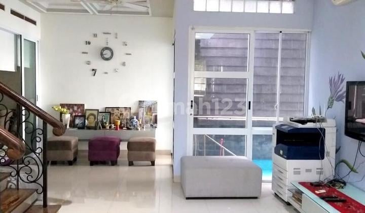 Rumah Mewah, Bangunan Mandiri, Hook,swimming Pool, Dicluster The Green