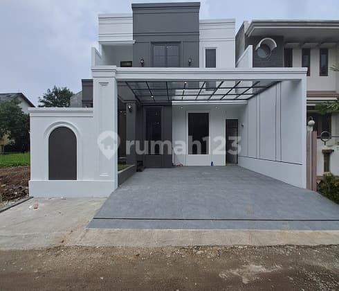New House, American Classic Design, 2 Floors, in Kencana Loka Housing Estate BSD