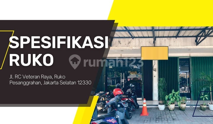 Dijual Ruko Gandeng Rempoa Veteran Bintaro