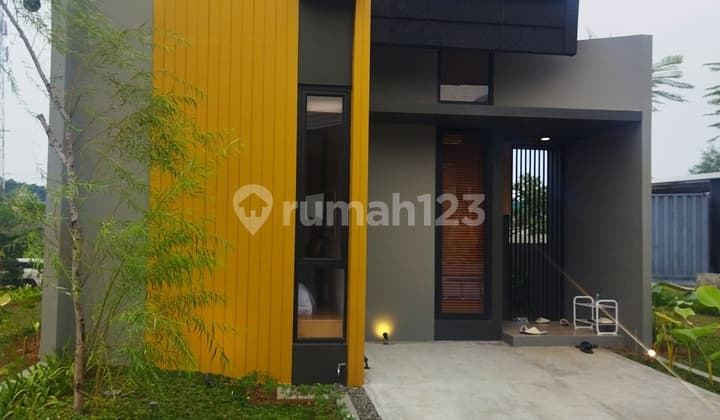 Rumah Nuansa Resort Dengan Taman Dalam Di Atang Sanjaya Bogor