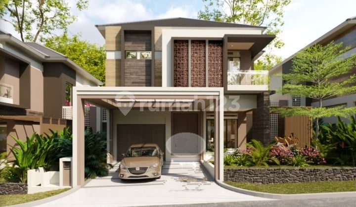 Aesthetic 2-Story Luxury Villa House, Not Attached Left or Right, With Backyard In Sentul City