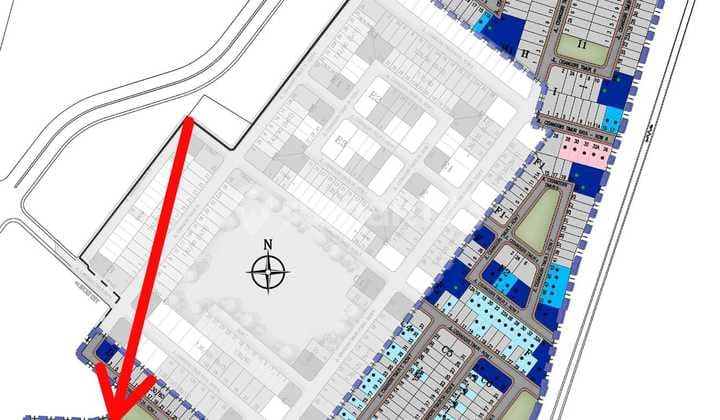 Tanah Kapling Strategis New Garden Ville