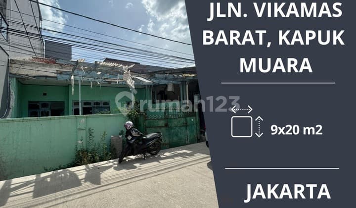 For Quick Sale: Land-Only Count House in West Vikamas, Kapuk Muara, North Jakarta, Negotiable Price