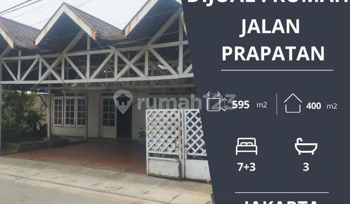 Dijual Cepat Unit Rumah di Jalan Prapatan Kramat Kwitang Jakarta Pusat