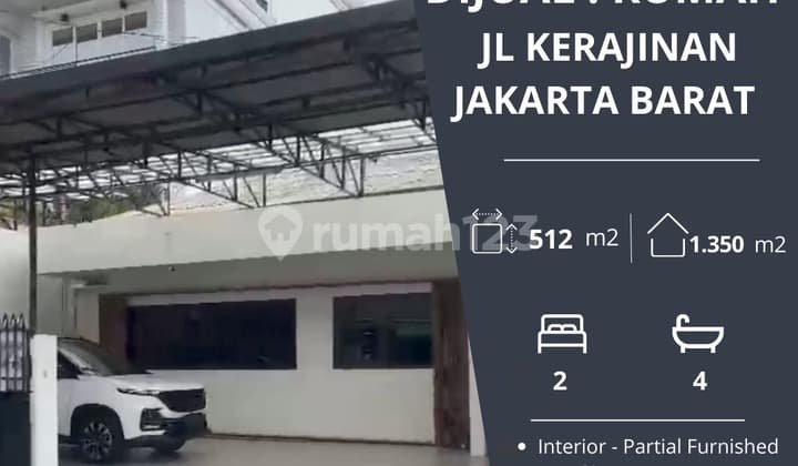 Dijual Cepat Unit Rumah di Jalan Kerajinan Jakarta Barat