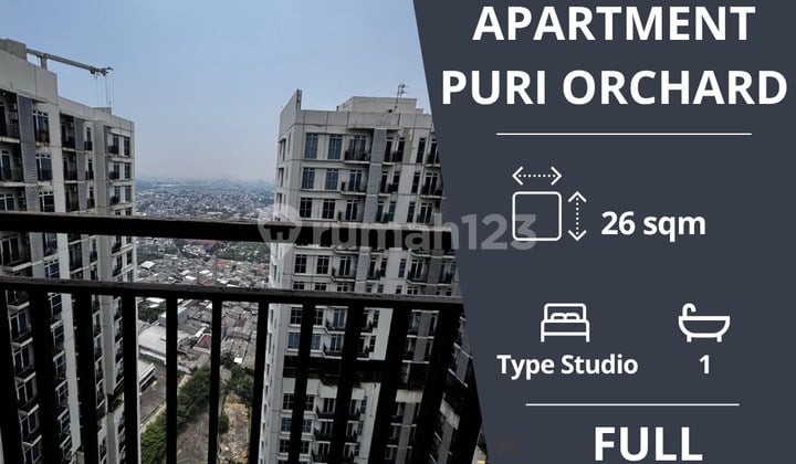 Dijual cepat unit apartement di puri orchard jakarta barat siap huni harga nego sampai deal