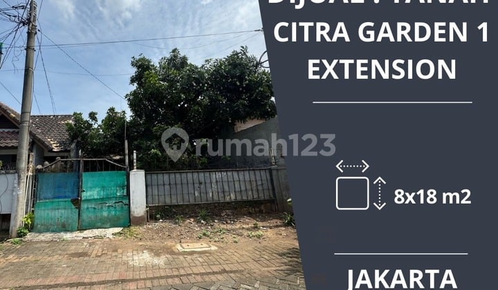 Dijual cepat unit tanah kavling di citra 1 extention di dalam cluster dibawah NJOP