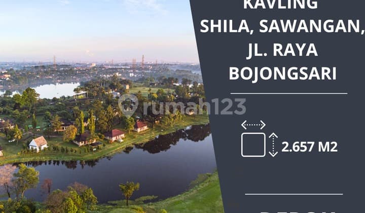 Dijual cepat tanah kavling shila di sawangan bojongsari raya depok view danau harga nego