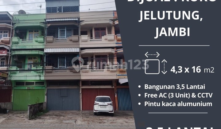 Dijual Cepat Ruko di Jalan Hayam Wuruk, Jelutung, Kota Jambi