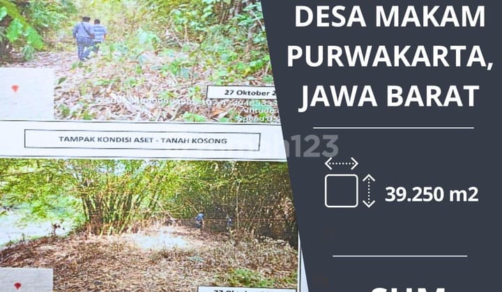 Dijual tanah di jalan makam campakasari purwakarta jawa barat