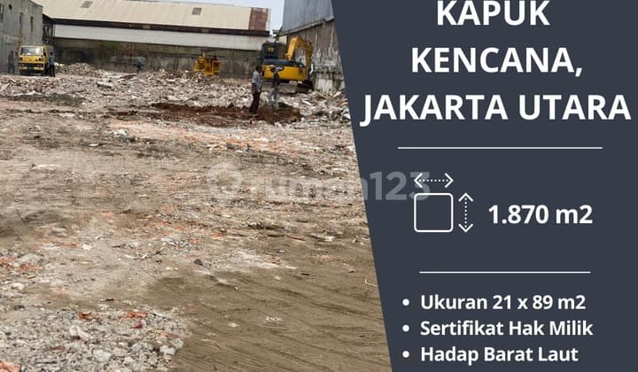 Dijual cepat tanah kavling untuk Gudang sudah diurug tinggi dan bebas banjir harga nego