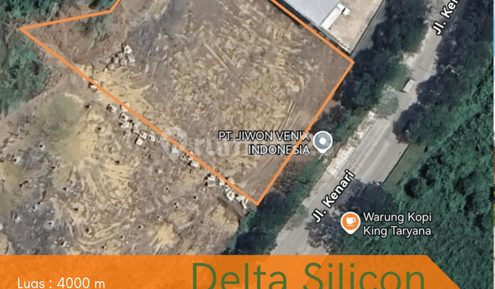 Premium Industrial Lot Main Road Delta Silicon Lippo Cikarang