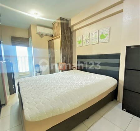 Auto Betah Disewa Apartemen Green Bay Pluit Greenbay Studio Minimalis Furnished View Kolam - Tinggal Bawa Koper