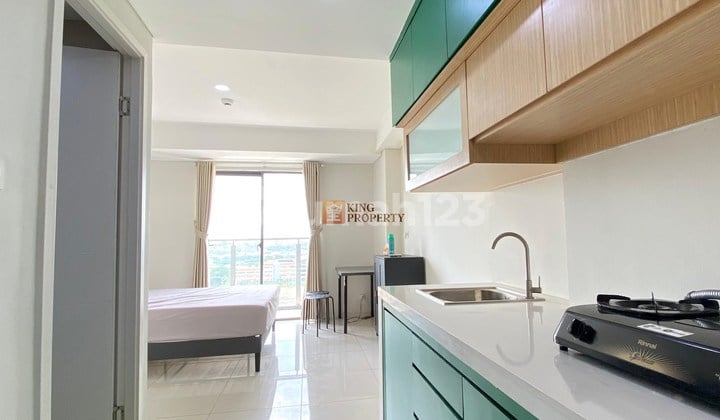 Super Cozy! Disewa Murah Studio Furnished Minimalis Siap Huni Apartemen Daan Mogot City, View Kota Jakarta