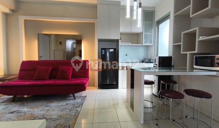 Unit Rebutan Interior Mewah 3Br 50M² Hook, Full Furnished & View Kota Apartemen Green Bay Pluit Greenbay