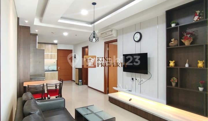 Bikin Betah! 2BR 77m² Full Furnished Desain Minimalis Green Bay Pluit View Laut Greenbay