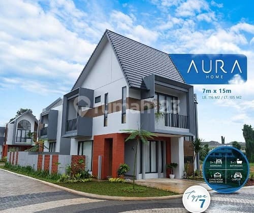 AURA HOME .. Rumah Dengan View Alam dan Lokasi Sangat Strategis