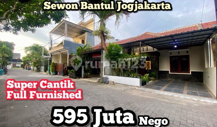 Rumah Cantik Full Furnished di Perum Dekat Pusat Kota Jogja Sewon Bantul
