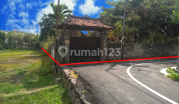 Tanah Dan Bangunan View Sawah di Banjar Semer Kerobokan
