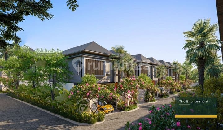 The semi-villa house project is being marketed near the beach in the Sanur area