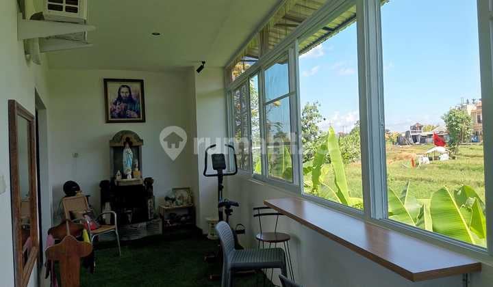 2 Bedrooms Modern House With Rice Field View in Dalung Area Close to Canggu