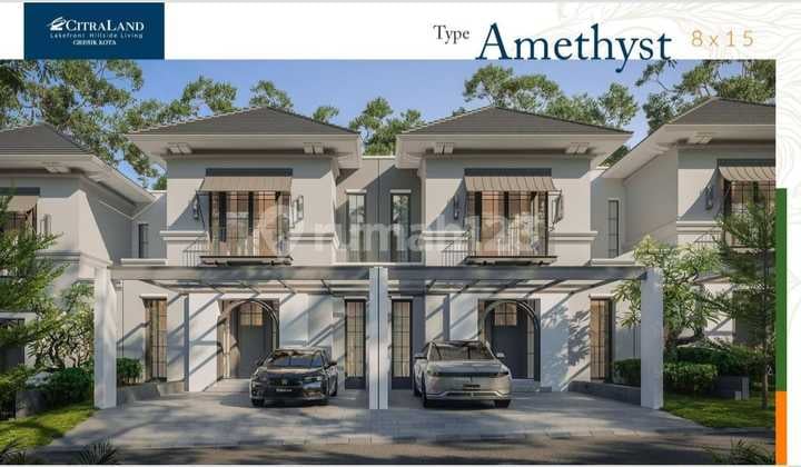 Rumah Citraland Gresik Kota Cluster Blue Oasis .Ametyst Gresik