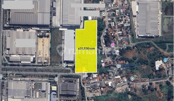DIJUAL TANAH INDUSTRI DI MM2100 - BEKASI