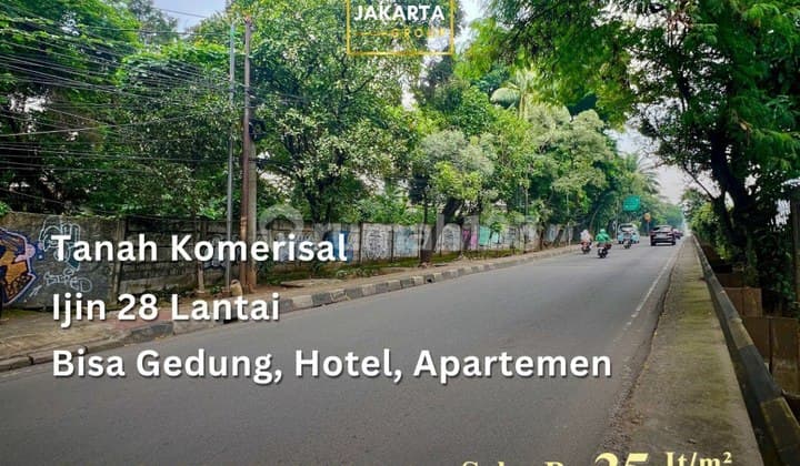 Simatupang Commercial Land Area 7000m, Office Building Permit, 15-Storey Hotel