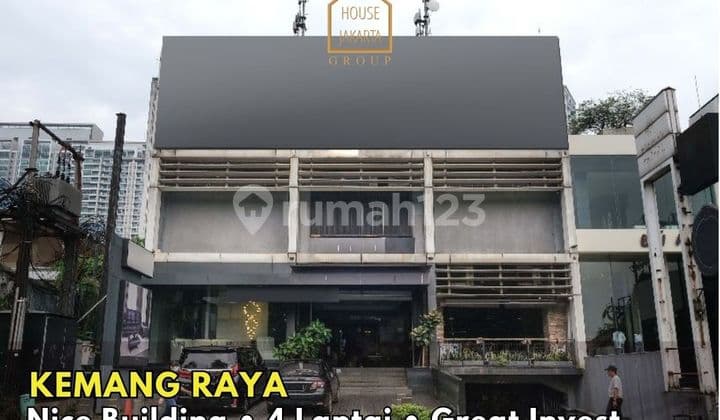 4-Story Building with Basement on Kemang Raya, Rare Find, Parking for 15 Cars