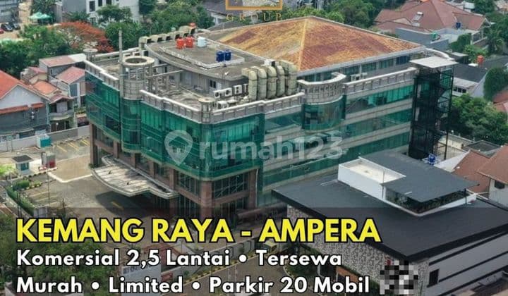 2.5-Story Restaurant Building, Ampera Raya Kemang, Leased, Good Investment