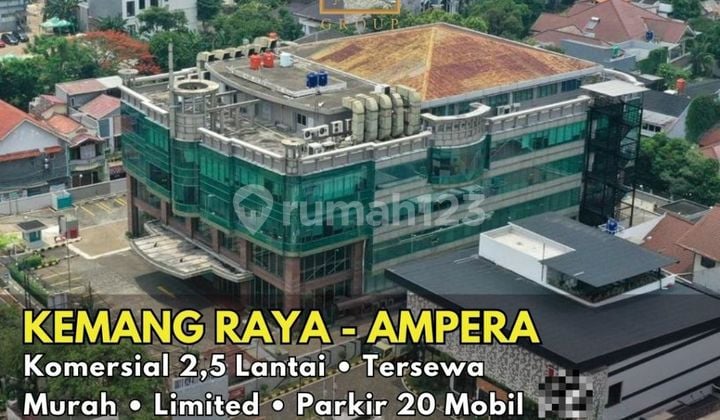 2.5-Story Restaurant Building, Ampera Raya Kemang, Leased, Good Investment