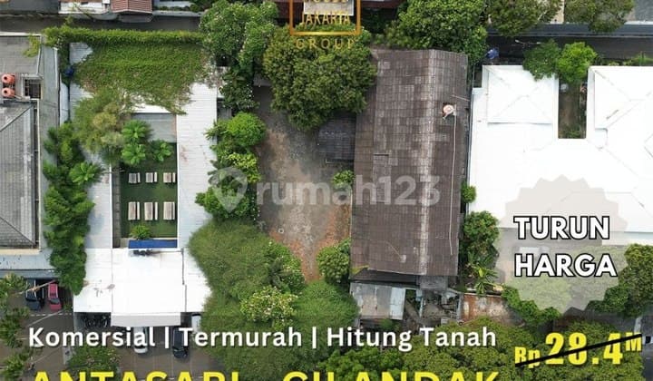 Commercial Land on Antasari Road, near Cipete Cilandak for Sale Cheap