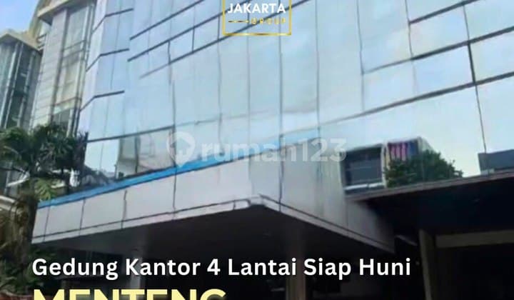 Menteng Gedung Kantor 4 Lantai Dijual Siap Huni Area Bisnis Cik Ditiro