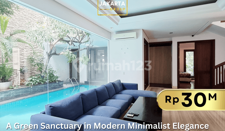 Kebayoran Baru Dekat Scbd Senopati, Rumah Mewah 2 Lantai, Private Pool