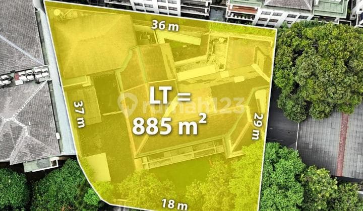 Rumah Jl Daksa Selong Senopati area Kebayoran Baru dekat scbd sudirman