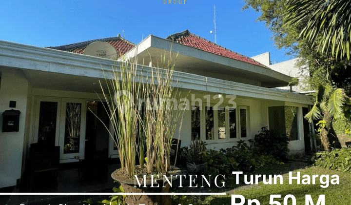 Menteng Rumah Siap Huni Dijual Murah, Tanah Persegi, Row Jalan Lebar