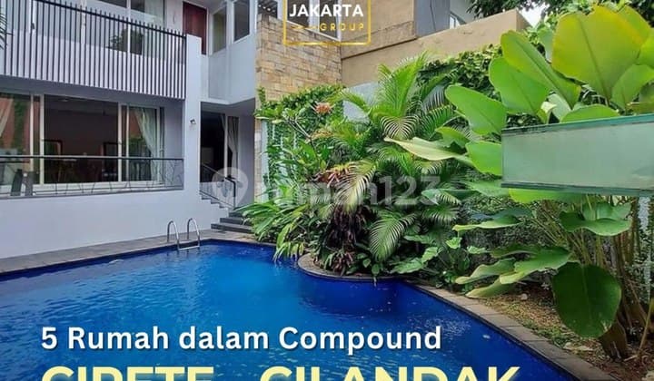 Cipete CIlandak Rumah 5 Unit Dalam Compound Dekat Kemang