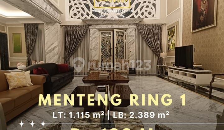 Rumah Sultan Mewah Menteng Prime Area . Jarang Ada