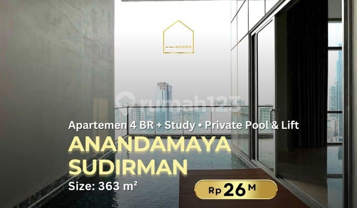 Anandamaya Residence 4 BR High Floor City View
