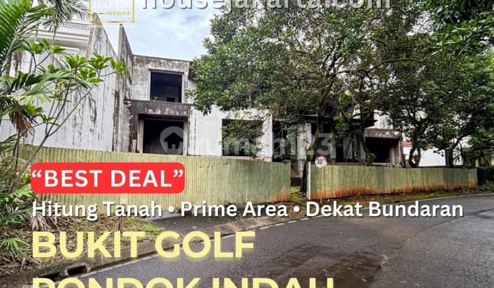 Land For Sale Bukit Golf Pondok Indah Premium . Row Jalan Lebar
