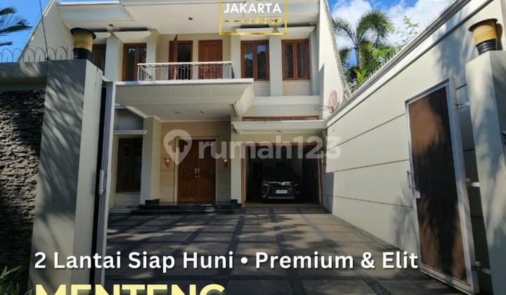 Menteng Rumah Cantik 2 Lantai Siap Huni Row Jalan Lebar Termurah Kotak