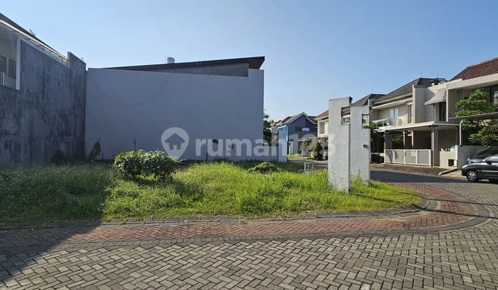 LOKASI PREMIUM DKT CLUB HOUSE Kavling Hoek Siap Bangun Kertajaya Indah Regency Surabaya Lt 268m2 Jual Cepat 15jt/m2 Nego