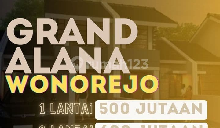 GRAND ALANA WONOREJO Rumah 500Jtan Lokasi Dekat MERR Rungkut Surabaya Free All Biaya